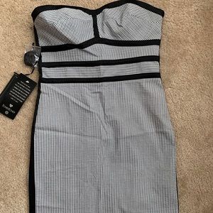Bebe strapless dress